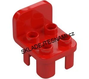 H865 DUPLO HRANÁ ŽIDLIČKA ČERVENÁ