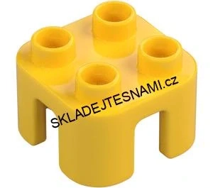H866 DUPLO HRANÁ STOLIČKA ŽLUTÁ