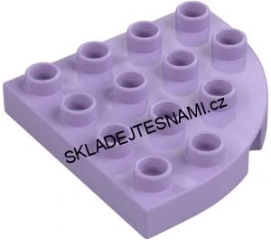 H903 DUPLO HRANÁ ČTVRTDESTIČKA LEVANDULOVÁ FIALOVÁ
