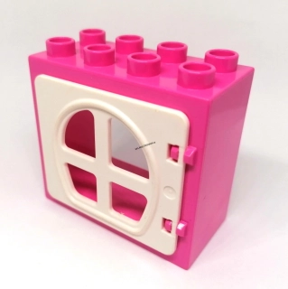 H928 DUPLO HRANÉ BÍLÉ RŮŽOVÉ 
