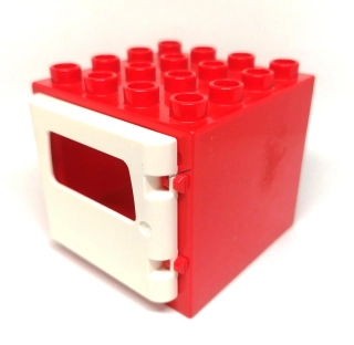 H932 DUPLO HRANÉ OKNO ČERVENÉ 