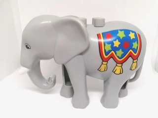 H943 DUPLO HRANÝ SLON S DEKOU