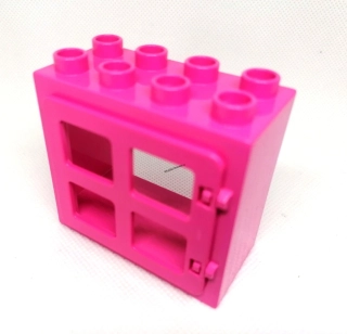H946 DUPLO HRANÉ OKNO RŮŽOVÉ