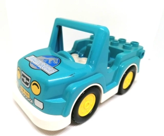 H969 DUPLO HRANÉ AUTÍČKO MYSLIVECKÝ TYRKYSOVÝ DŽÍP