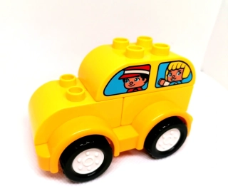 H971 DUPLO HRANÉ AUTÍČKO MALÉ ŽLUTÉ