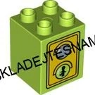 H1030 DUPLO HRANÁ KOSTIČKA VYSOKÁ SEMAFOR PŘECHOD PRO CHODCE