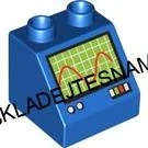 H1033 DUPLO HRANÁ KOSTIČKA ZKOSENÁ MODRÁ DISPLEJ