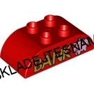 H1037 DUPLO HRANÁ KOSTIČKA ČERVENÝ OBLOUK POTISK BANKA
