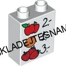 H1038 DUPLO HRANÁ KOSTIČKA VYSOKÁ BÍLÁ CENÍK JÍDLA
