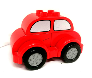 H1109 DUPLO HRANÉ AUTÍČKO MINI ČERVENÉ