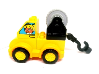 H1111 DUPLO HRANÉ AUTÍČKO MINI ŽLUTÁ ODTAHOVKA