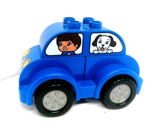 H1117 DUPLO HRANÉ AUTÍČKO MINI MODRÉ
