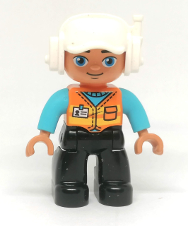 H1135 DUPLO HRANÁ FIGURKA MUŽ PRACOVNÍK LETIŠTĚ