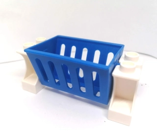 H1196 DUPLO HRANÉ KRMÍTKO MODRÉ NAKLÁPĚCÍ