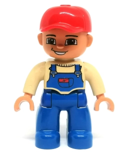 H1216 DUPLO HRANÁ FIGURKA MUŽ PRACOVNÍK V MONTÉRKÁCH