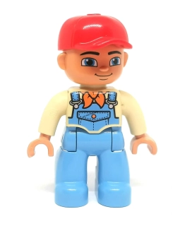 H1222 DUPLO HRANÁ FIGURKA MUŽ VE SVĚTLEMODRÝCH MONTÉRKÁCH