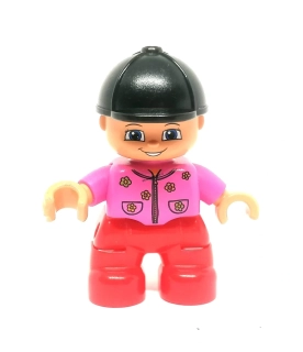 H1271 DUPLO HRANÁ FIGURKA HOLČIČKA ŽOKEJKA V JEZDECKÉM