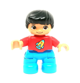 H1272 DUPLO HRANÁ FIGURKA KLUK S RAKETOU NA TRIKU MALÝ SHELDON
