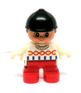 H1278 DUPLO HRANÁ FIGURKA HOLČIČKA ŽOKEJKA V JEZDECKÉM