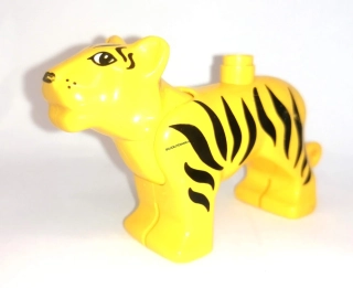 H1286 DUPLO HRANÝ TYGR PRUHOVANÝ ŽLUTÝ VELKÝ