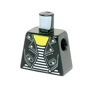 X574 LEGO HRANÝ DÍL TRUP BEZ PAŽÍ KOŽENÁ BUNDA PROHOVANÉ TRIKO