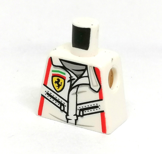 X587 LEGO HRANÝ DÍL TRUP BEZ PAŽÍ ZÁVODNÍK FERARRI