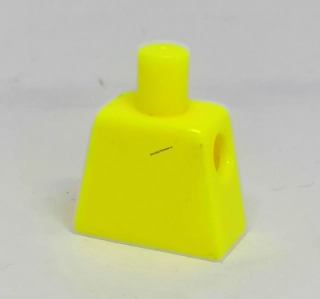 X610 LEGO HRANÝ DÍL TRUP BEZ PAŽÍ SVÍTIVĚ ŽLUTÝ