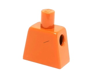 X612 LEGO HRANÝ DÍL TRUP BEZ PAŽÍ REZAVÁ TMAVÁ