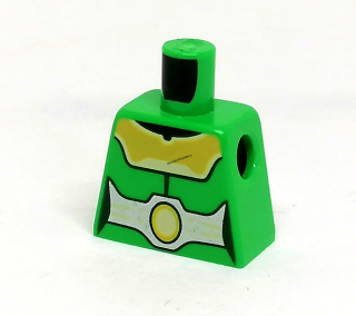 X627 LEGO HRANÝ DÍL TRUP BEZ PAŽÍ ZELENÝ