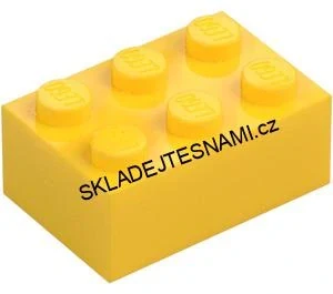 LH3156 LEGO KOSTKA ŽLUTÁ 2X3 NOPKY