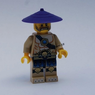 LN387 LEGO NOVÁ MINIFIGURKA NINJA VE FIALOVÉM KLOBOUKU