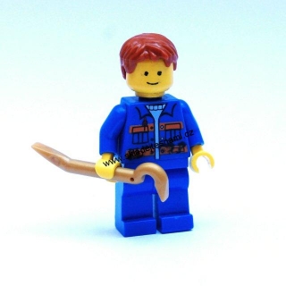 LH241 LEGO HRANÝ MUŽ V MONTÉRKÁCH S PÁČIDLEM