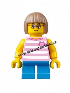 LN459 LEGO NOVÁ MINIFIGURKA PRUHOVÉ TRIČKO