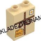 H256 DUPLO HRANÁ KOSTKA BÉŽOVÁ VYSOKÁ POTISK DÁREK BALÍČEK