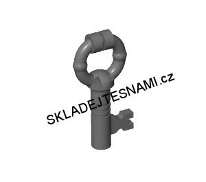 F249 LEGO HRANÝ DÍL KLÍČ OD DVEŘÍ ŠEDÝ
