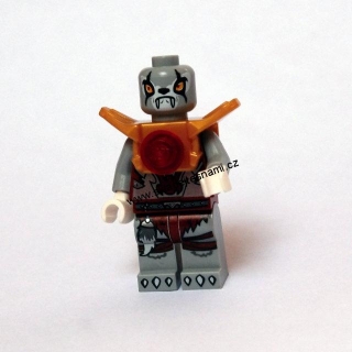 F754 LEGO NOVÁ MINIFIGURKA NINJAGO ŠEDÁ