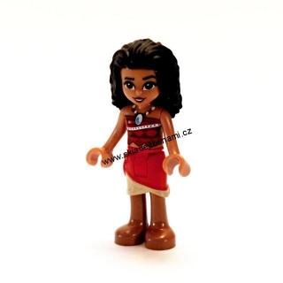 LN775 LEGO NOVÁ MINFIGURKA FRIENDS DÍVKA TMAVŠÍ PLET VAIANA