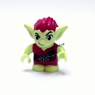 LN846 LEGO NOVÁ MINIFIGURKA TROL ZELENOVINOVY ROBLIN