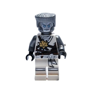 LN872 LEGO NOVÁ MINIFIGURKA BÍLOSTŘÍBRNÝ NINJA