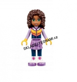 LN880 LEGO NOVÁ MINIFIGURKA FRIENDS VLNITÉ VLASY