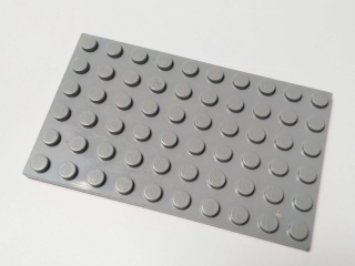 LH1063 LEGO NOVÁ ŠEDÁ PODLOŽKA DESTIČKA 6X10 NOPKŮ