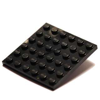 LH1083 LEGO HRANÝ DÍL PODLOŽKA ČERNÁ 6X6 NOPKŮ