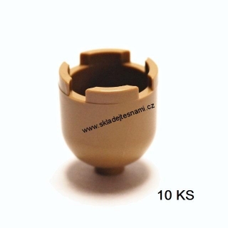 LH1090 LEGO HRANÝ DÍL BÉŽOVÁ KOPULE SADA 10 KS