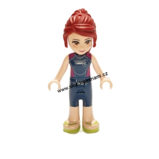 LN948 LEGO NOVÁ MINIFIGURKA FRIENDS REZAVÉ VLASY
