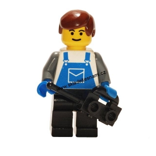 LH412 LEGO HRANÁ MINIFIGURKA MUŽ S VYSÍLAČKOU