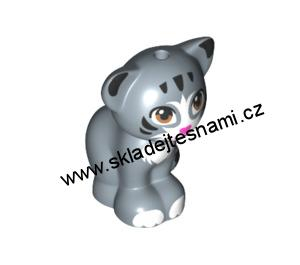 X3 LEGO KOČKA ŠEDÁ FRIENDS
