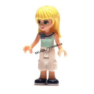 LN1098 LEGO NOVÁ MINIFIGURKA BLOND VLASY BÍLÉ KALHOTY