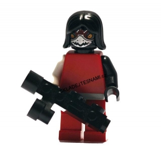 LN1104 LEGO NOVÁ MINIFIGURKA MUŽ S ČERNÝM OBLIČEJEM