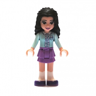 LN1121 LEGO NOVÁ MINFIGURKA FRIENDS ČERNÉ VLASY