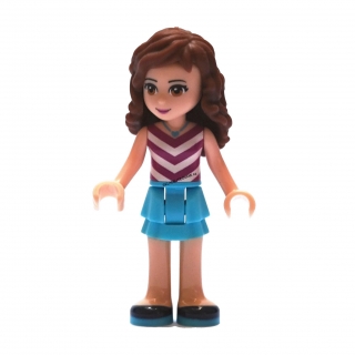 LN1125 LEGO NOVÁ MINIFIGURKA FRIENDS HNĚDÉ VLASY